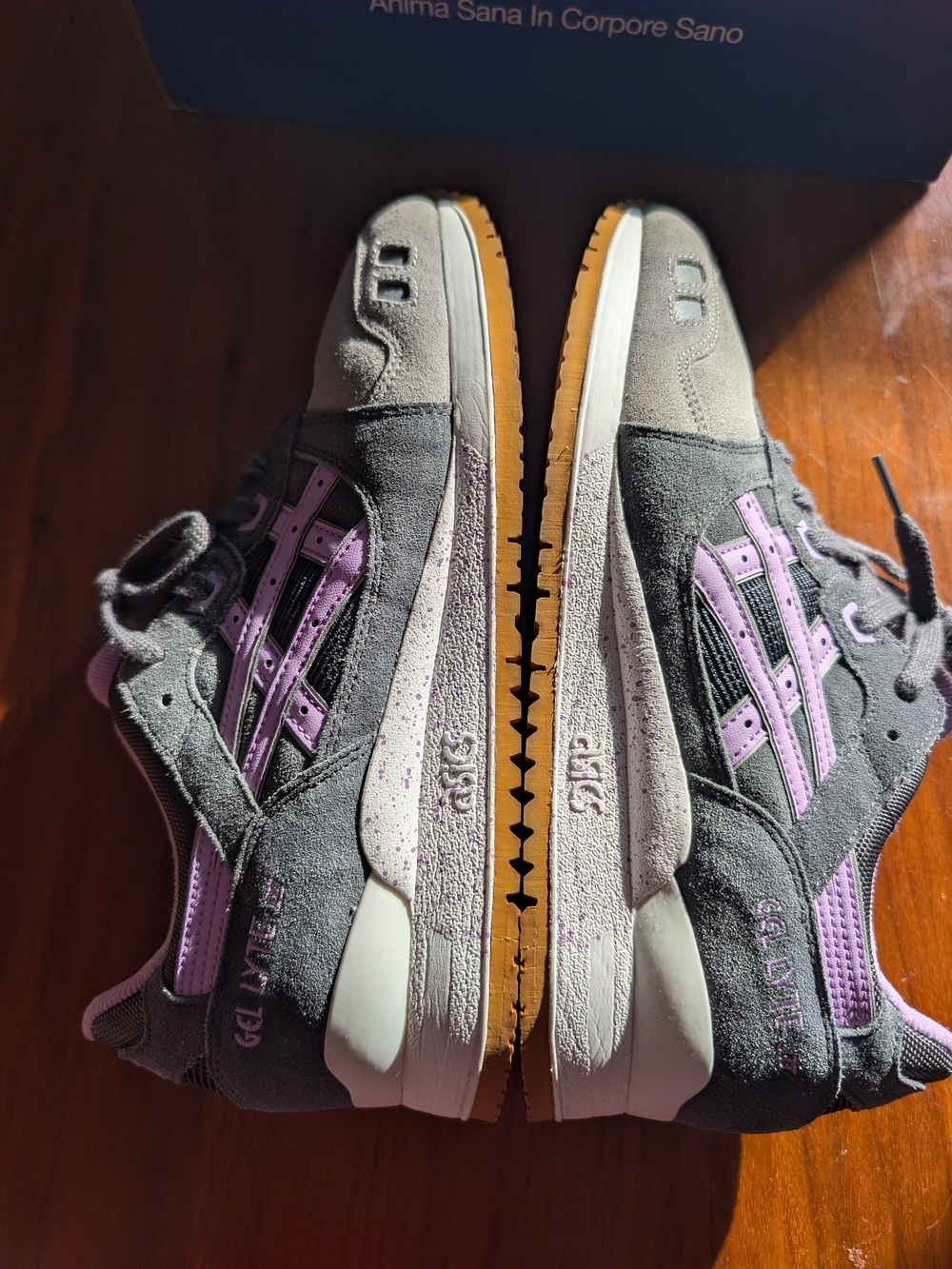 ASICS Gel-Lyte III Full Bloom Grey Lilac Men’s 9.5 H503K-1635 OG Box - Picture 5 of 8